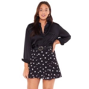 Star-T As You Mean To Go On Plus Mini Skirt 16 NWT